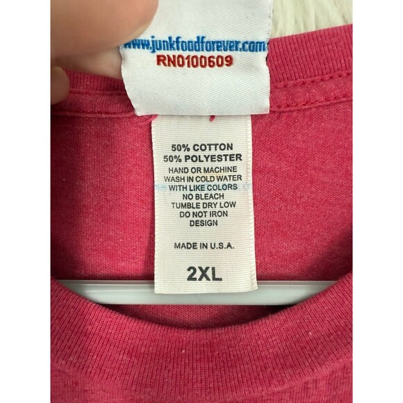 Junk Food Dubble Bubble “I’m Blowin’ Up!” Retro Graphic T-Shirt 2XL Red - Picture 6 of 6